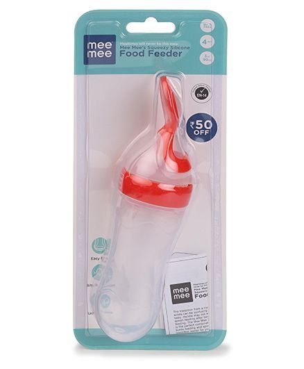 Mee Mee Fruit & Food Nibbler With Silicone Sack (Pink)