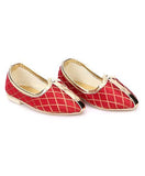 Ethniks Neu Ron Traditional Mojari Shoes - Maroon