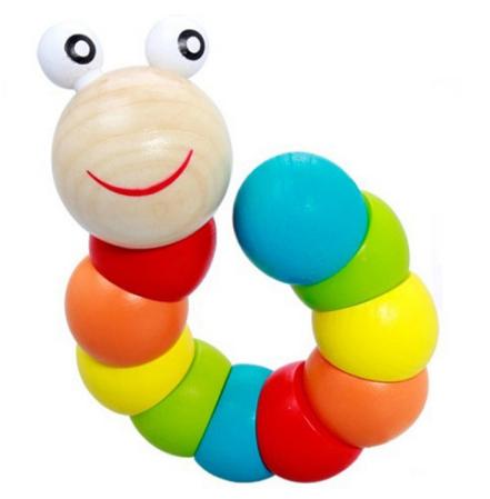 Colorful Insects Puzzles Kids Educational Wooden Toys