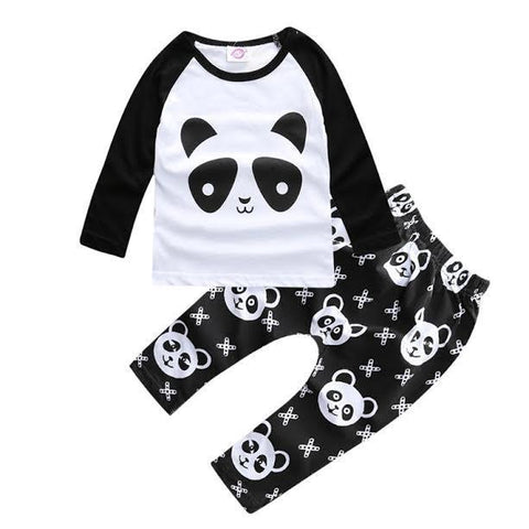 Baby Clothing 2 Pc Set - Panda Style